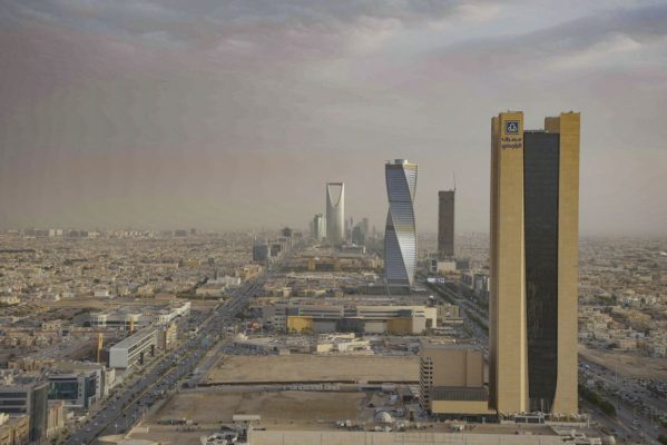 A general view of Riyadh city, Saudi Arabia, February 20, 2022.